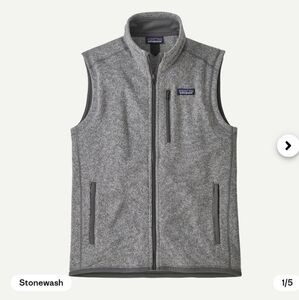 Patagonia Gray Fleece Vest Mens - Size XXL